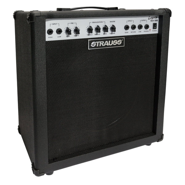 Strauss 'Legacy' 50 Watt Combo Solid State Bass Amplifier (Black)