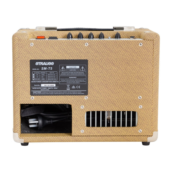 Strauss SM-T5 5 Watt Combo Valve Amplifier (Tweed)