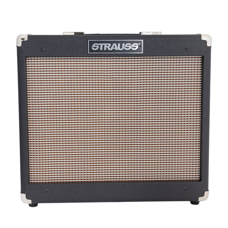 Strauss SVT-15R 15 Watt Combo Valve Amplifier with Reverb (Black)