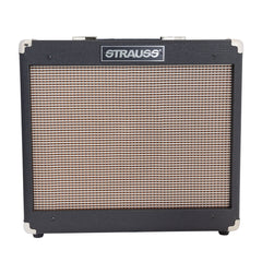 Strauss SVT-15R 15 Watt Combo Valve Amplifier with Reverb (Black)-SVT-15R-BLK