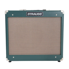 Strauss SVT-15R 15 Watt Combo Valve Amplifier with Reverb (Green)-SVT-15R-GRN