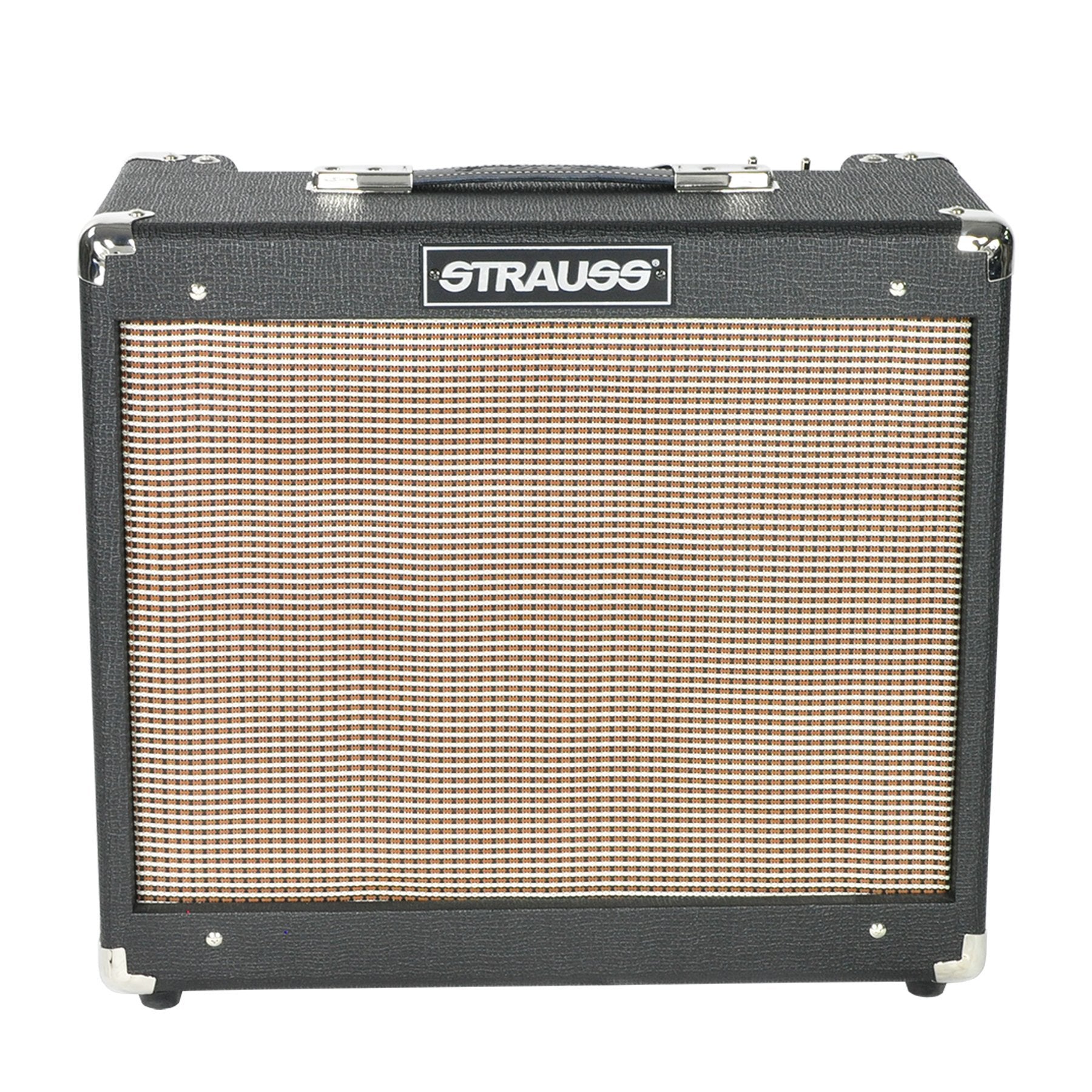 Strauss SVT-20R 20 Watt Combo Valve Amplifier with Reverb (Black)-SVT-20R-BLK