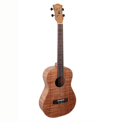 Tiki '2 Series' Mahogany Flame Top Baritone Ukulele with Gig Bag (Natural Satin)