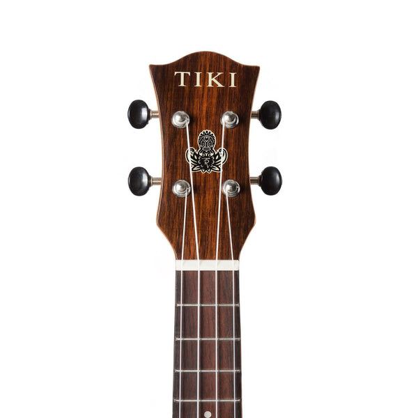 Tiki '22 Series' Spruce Solid Top Baritone Ukulele with Hard Case (Natural Gloss)