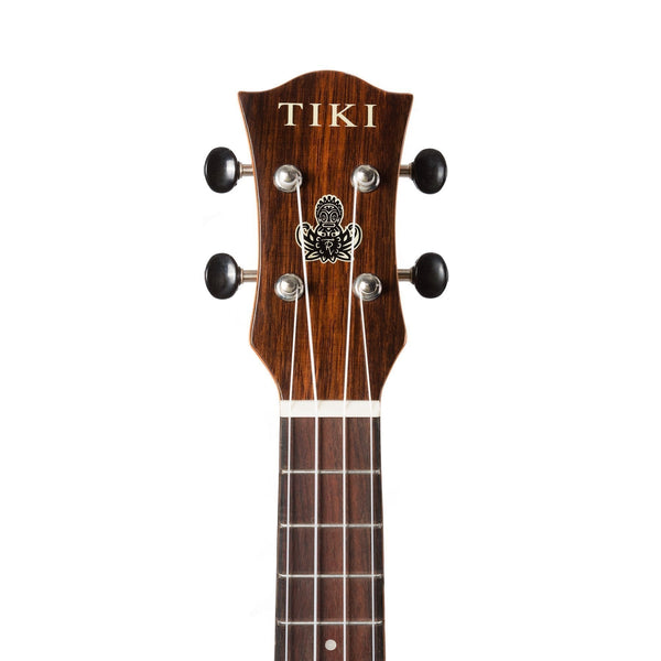 Tiki '22 Series' Spruce Solid Top Concert Ukulele with Hard Case (Natural Gloss)