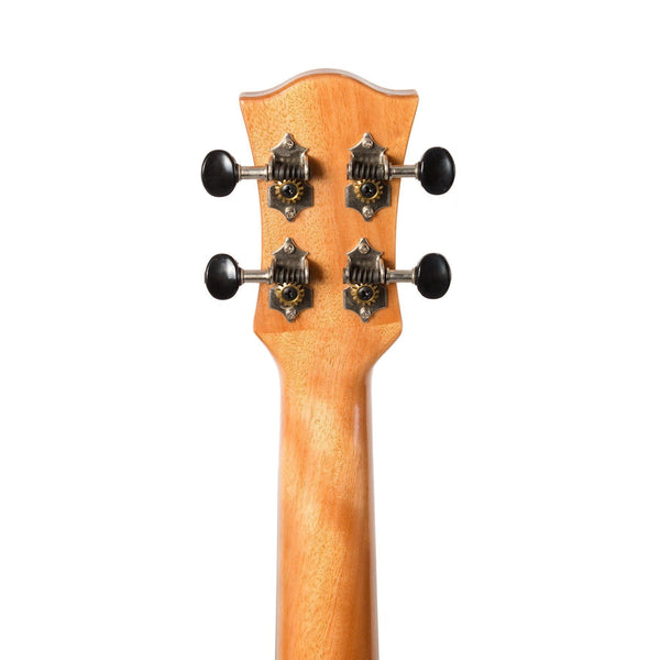 Tiki '22 Series' Spruce Solid Top Electric Baritone Ukulele with Hard Case (Natural Gloss)