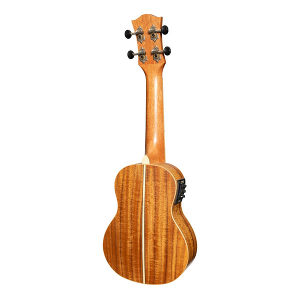 Tiki '3 Series' Koa Electric Soprano Ukulele with Gig Bag (Natural Satin)