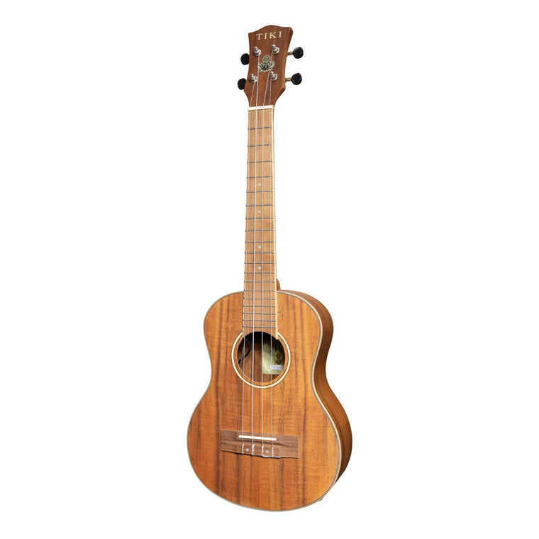 Tiki '3 Series' Koa Electric Tenor Ukulele with Gig Bag (Natural Satin)