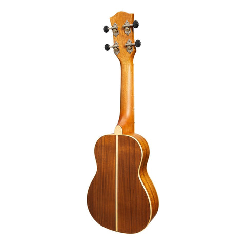 Tiki '3 Series' Koa Soprano Ukulele with Gig Bag (Natural Satin)