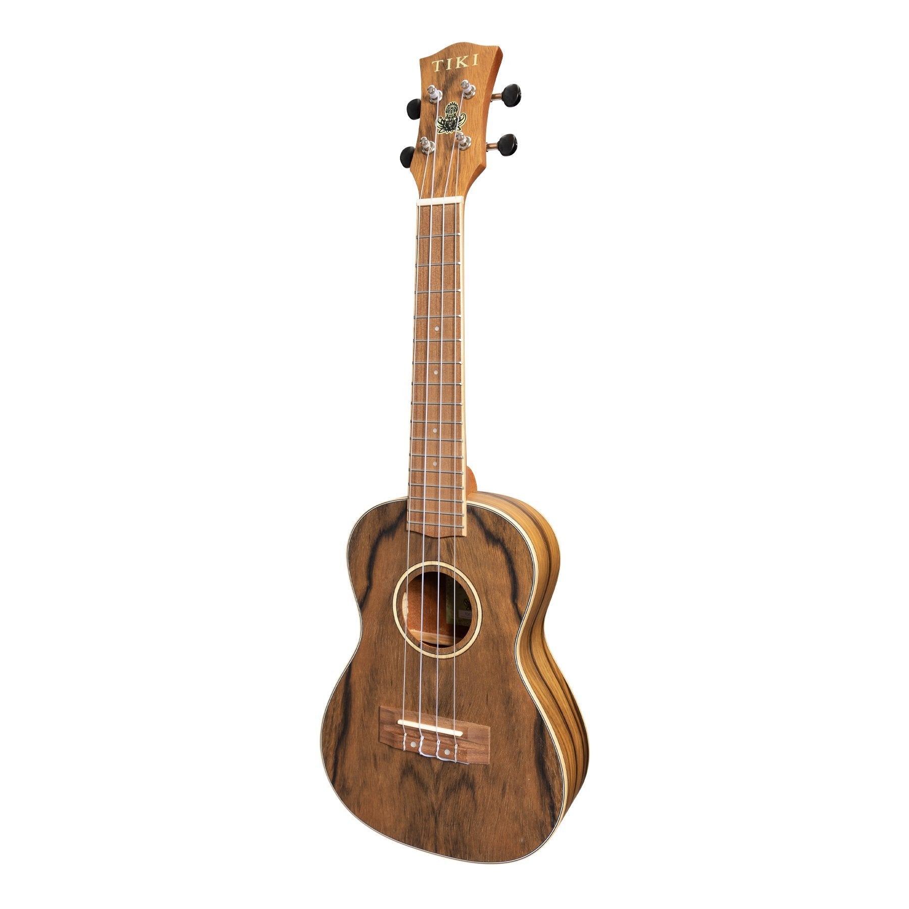 Tiki '4 Series' Daowood Concert Ukulele with Gig Bag (Natural Satin)-TDC-4-NST