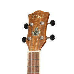 Tiki '4 Series' Daowood Electric Soprano Ukulele with Gig Bag (Natural Satin)