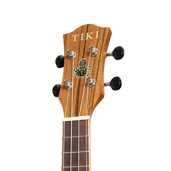 Tiki '4 Series' Daowood Soprano Ukulele with Gig Bag (Natural Satin)