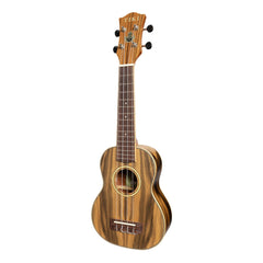 Tiki '4 Series' Daowood Soprano Ukulele with Gig Bag (Natural Satin)-TDS-4-NST