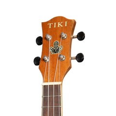 Tiki '6 Series' Spruce Solid Top Electric Soprano Ukulele with Hard Case (Natural Satin)