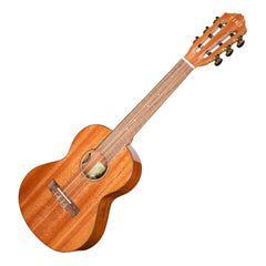 Tiki 6 String Mahogany Solid Top Electric Ukulele with Hard Case (Natural Gloss)