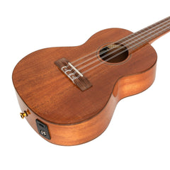 Tiki 8 String Mahogany Solid Top Electric Ukulele with Gig Bag (Natural Gloss)