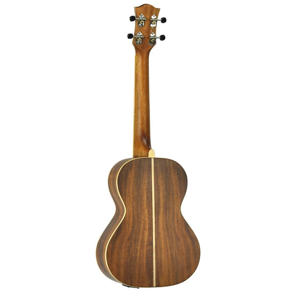 Tiki '9 Series' Koa Solid Top Electric Tenor Ukulele with Hard Case (Natural Satin)