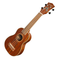 Tiki '9 Series' Koa Solid Top Soprano Ukulele with Hard Case (Natural Satin)