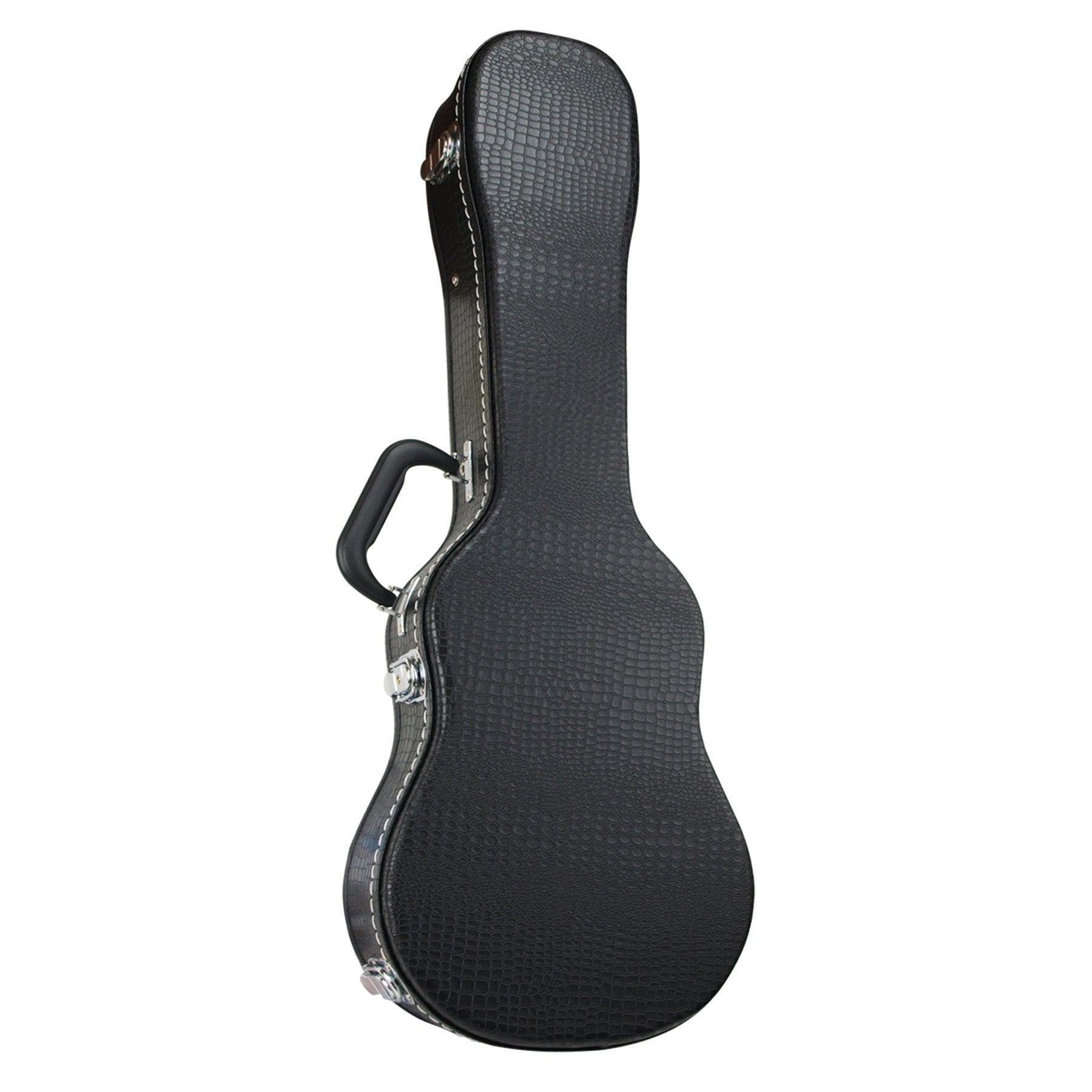 Tiki Deluxe 'Croc' Soprano Ukulele Hard Case (Black)-TUC-S-BLK