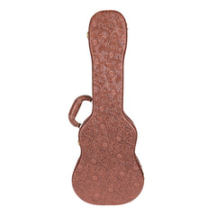 Tiki Deluxe Shaped Tenor Ukulele Hard Case (Paisley Brown)-TUC-T-PASBRN