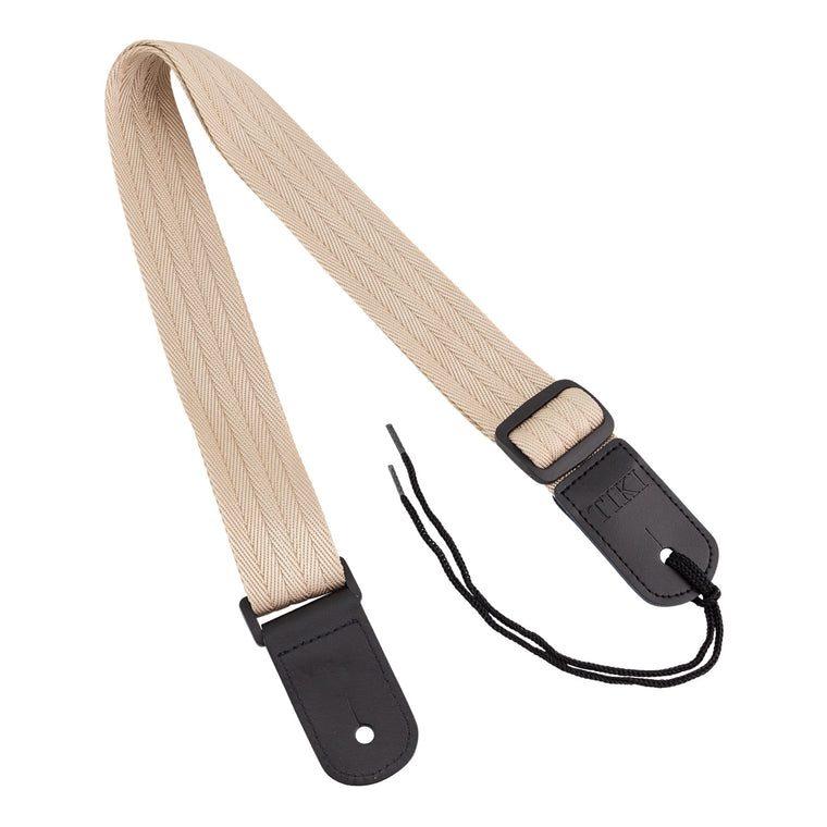 Tiki Premium Nylon Ukulele Strap (Beige)