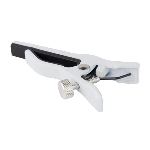 Tiki Quick-Grip Ukulele Capo (White)