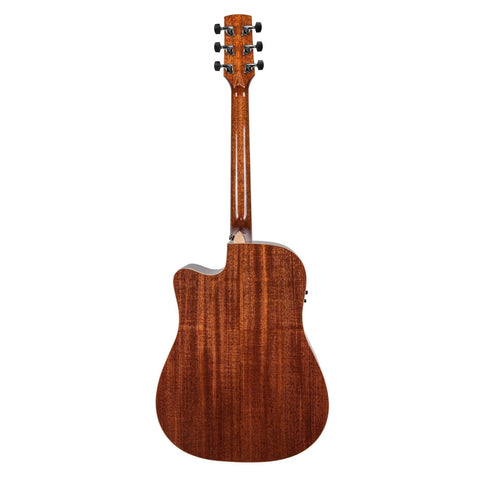 Timberidge '1 Series' Spruce Solid Top Acoustic-Electric Dreadnought Cutaway Guitar (Natural Gloss)