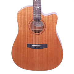 Timberidge 'Messenger Series' Mahogany Solid Top Acoustic-Electric Dreadnought Cutaway Guitar (Natural Gloss)