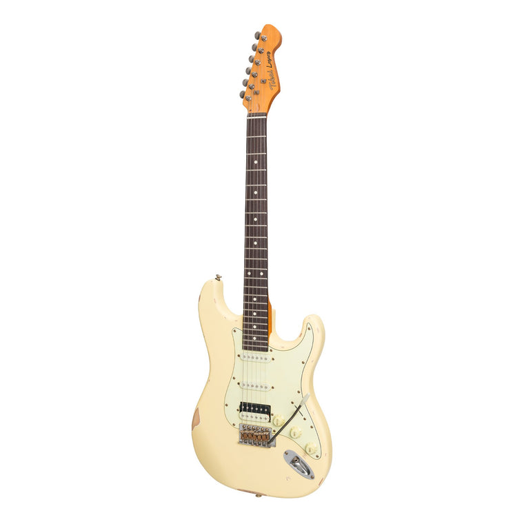 Tokai 'Legacy Series' ST-Style HSS 'Relic' Electric Guitar (Cream)